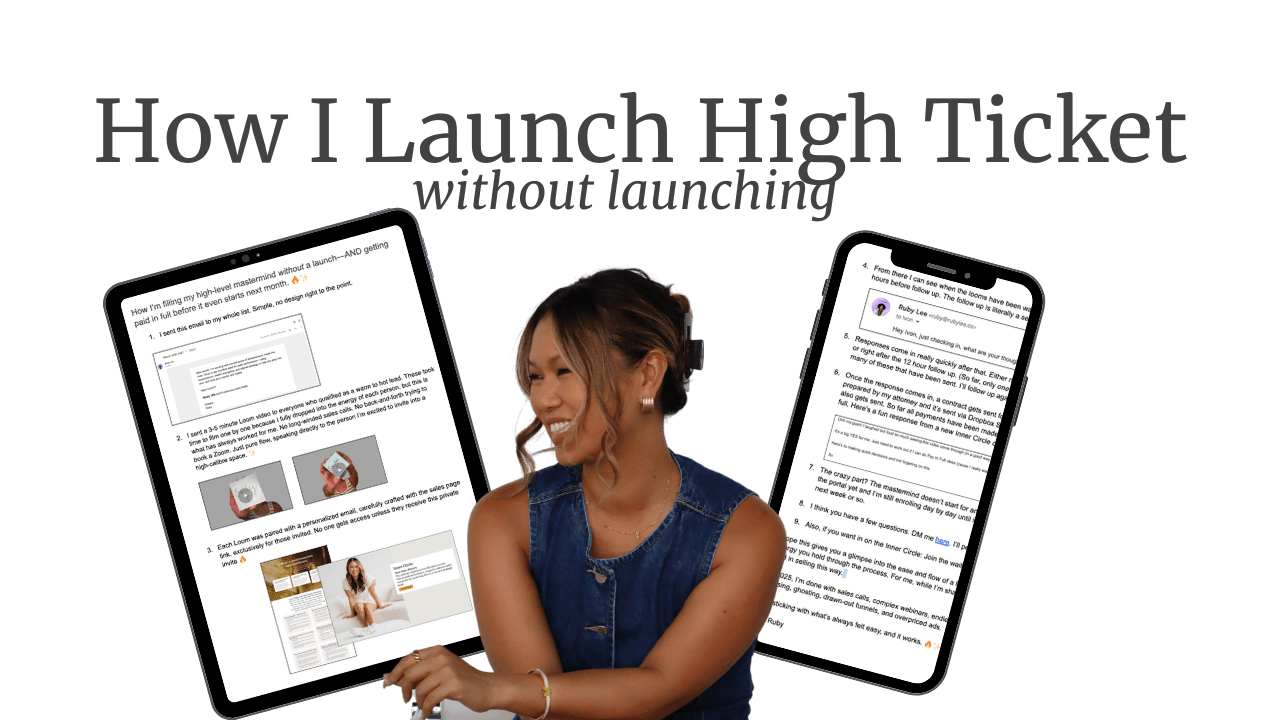 How I Launch High Ticket
